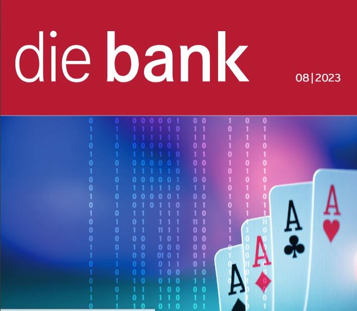 Titelbild der Fachzeitschrift "die bank"