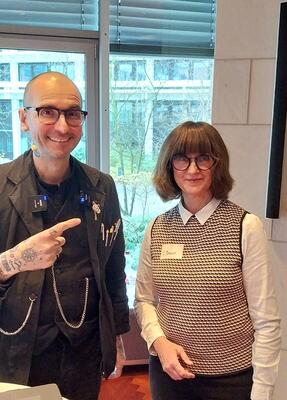 Mark Benecke und Claudia Breuer beim Symposium Nachhaltigkeit 2024