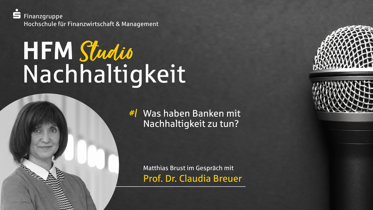 Frau Prof. Dr. Claudia Breuer und der Titel des Podcasts (2)